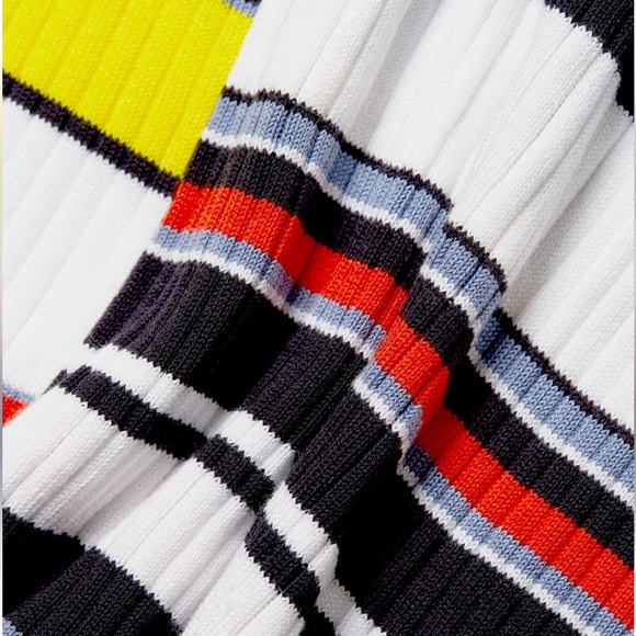 Rag & Bone Mason Ribbed Asymmetric Stripe Tee - Picture 4 of 9